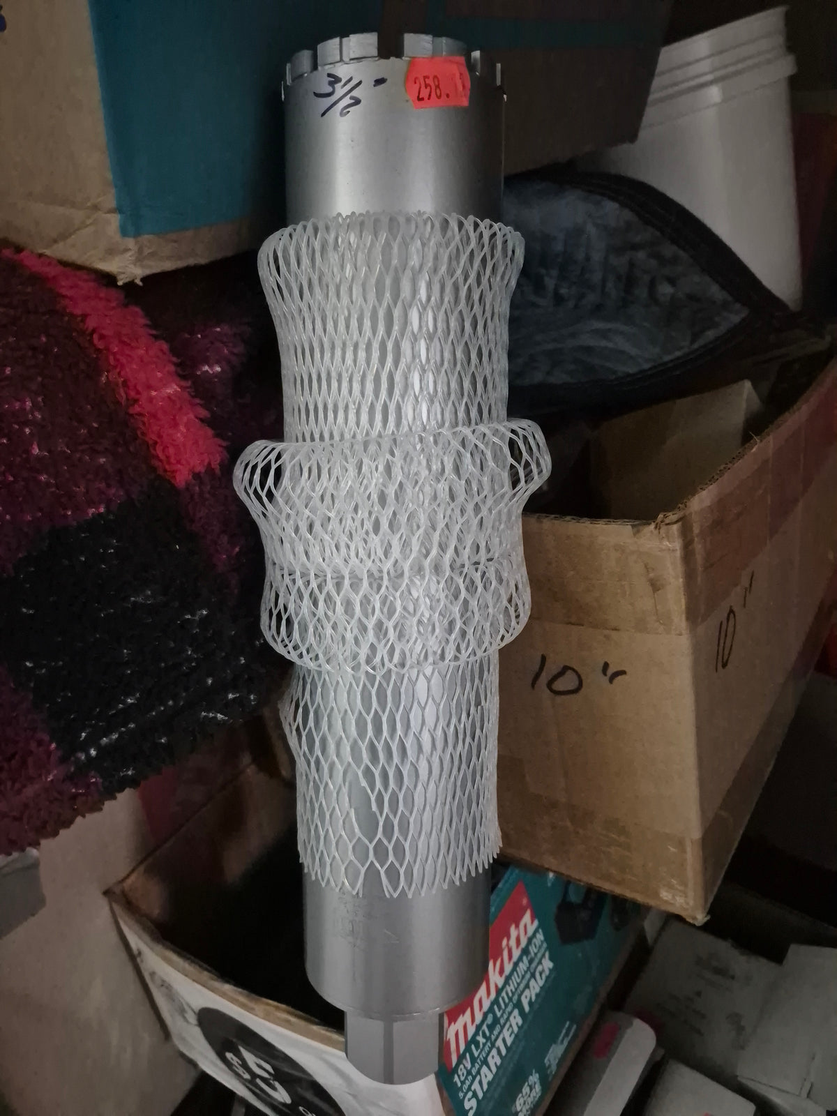 Diteq 3-1/2"x14" 1-1/4 thread Diamond core bit