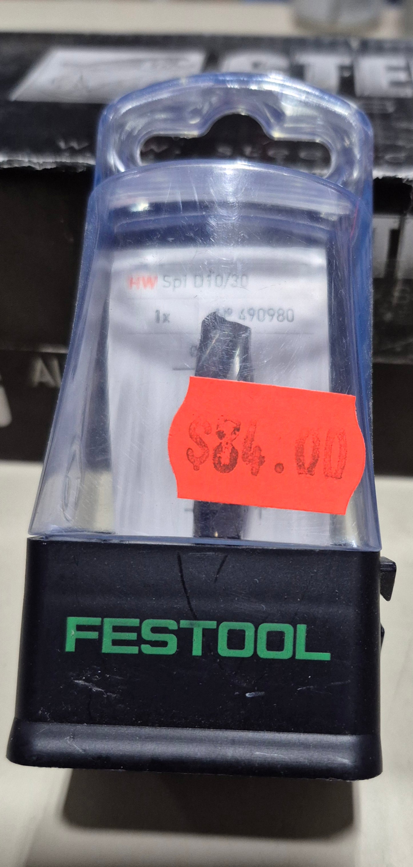Festool 490980 Spiral groove cutter HW Spi S8 D10/30