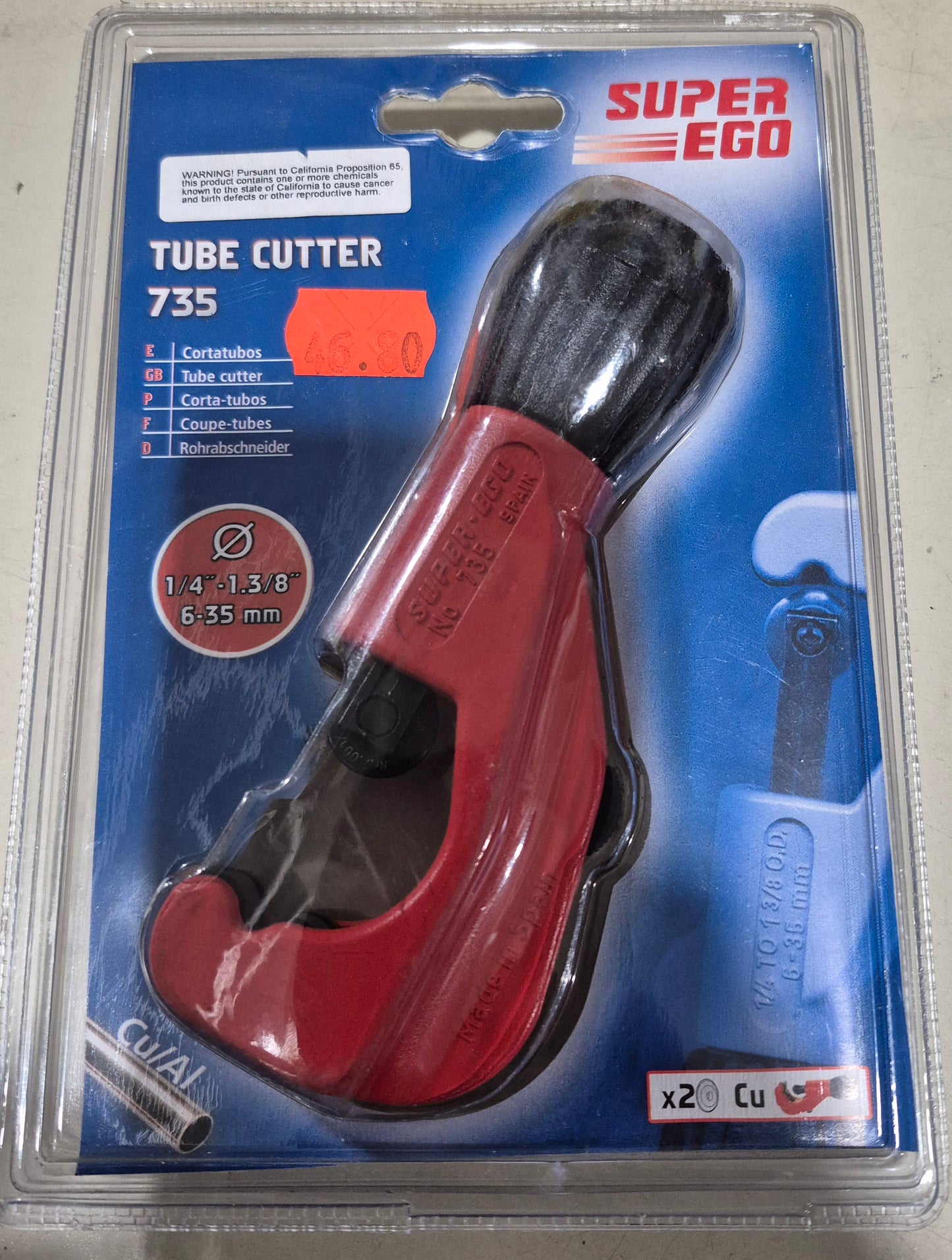Super ego tube cutter 735