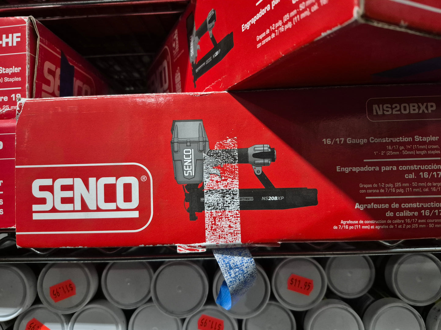 Senco NS20BXP 7/16" STAPLER (open box, dsiplay)
