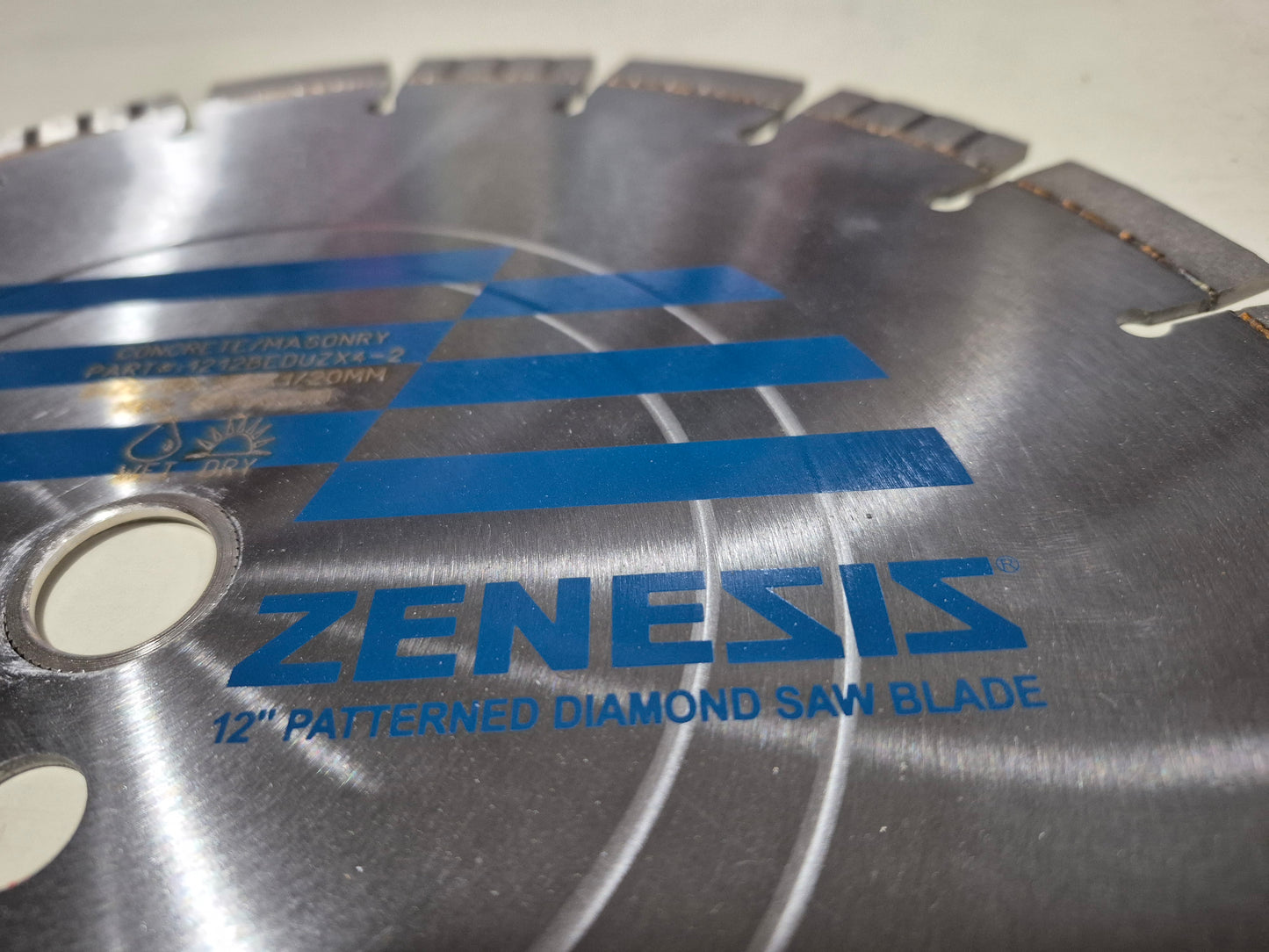 Diamond Vantage 1212BEDUZX4-2 ZENESIS diamond blade Concrete/Masonry arbor: 20mm/1"