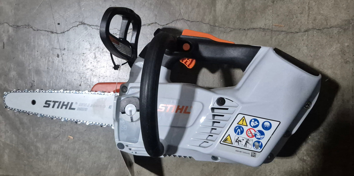 STIHL MSA161T 12" BAR CHAIN SAW TOOL ONLY (OPEN BOX, NEW) battery and charger sold separately