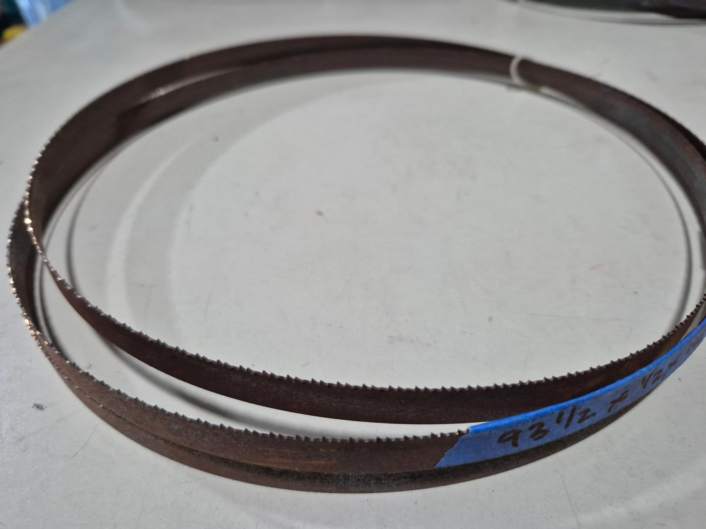 BB- 93-1/2" X 1/2" 14TPI flex band saw blade made, sell each, per piece