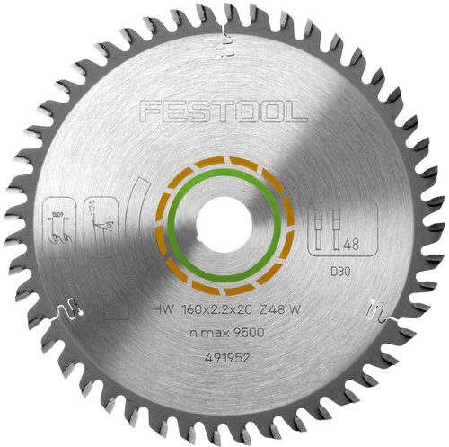 FESTOOL 495377 FINE TOOTH SAW BLADE 6-1/4 for TS55 2.2mm