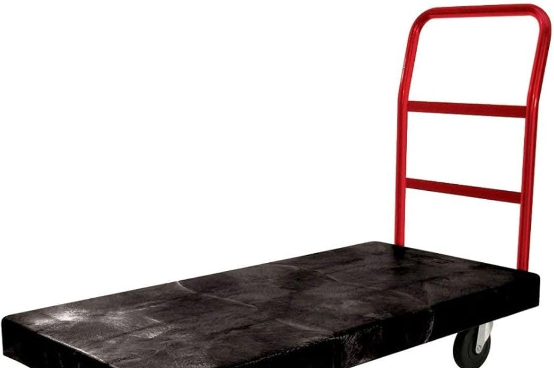 (Semi brand new) Rubbermaid Commercial Products Heavy-Duty Platform Truck, 2,000 Pound Capacity, 24" x 48" Platform