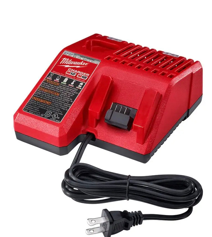 (open box, display) Milwaukee m18/m12 18v&1×v charger