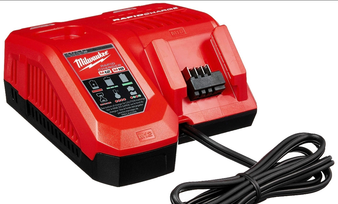(open box, display) Milwaukee 18v/12v m18 & m12 charger