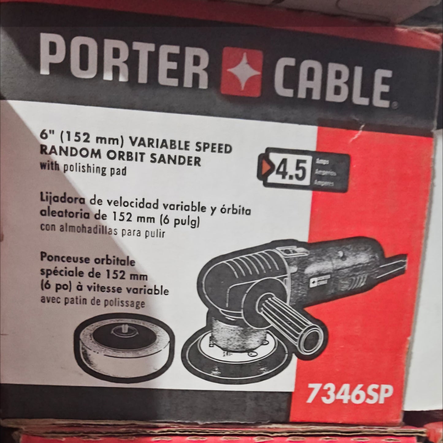 Porter Cable 7346SP 6" polisher sander