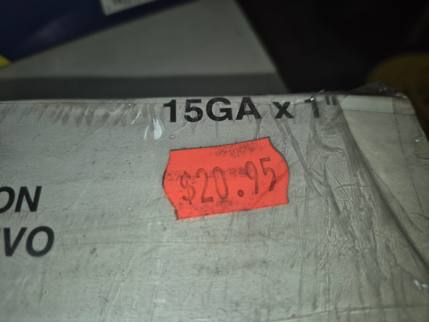 15 gauge nails 1" 4,000 bright basic