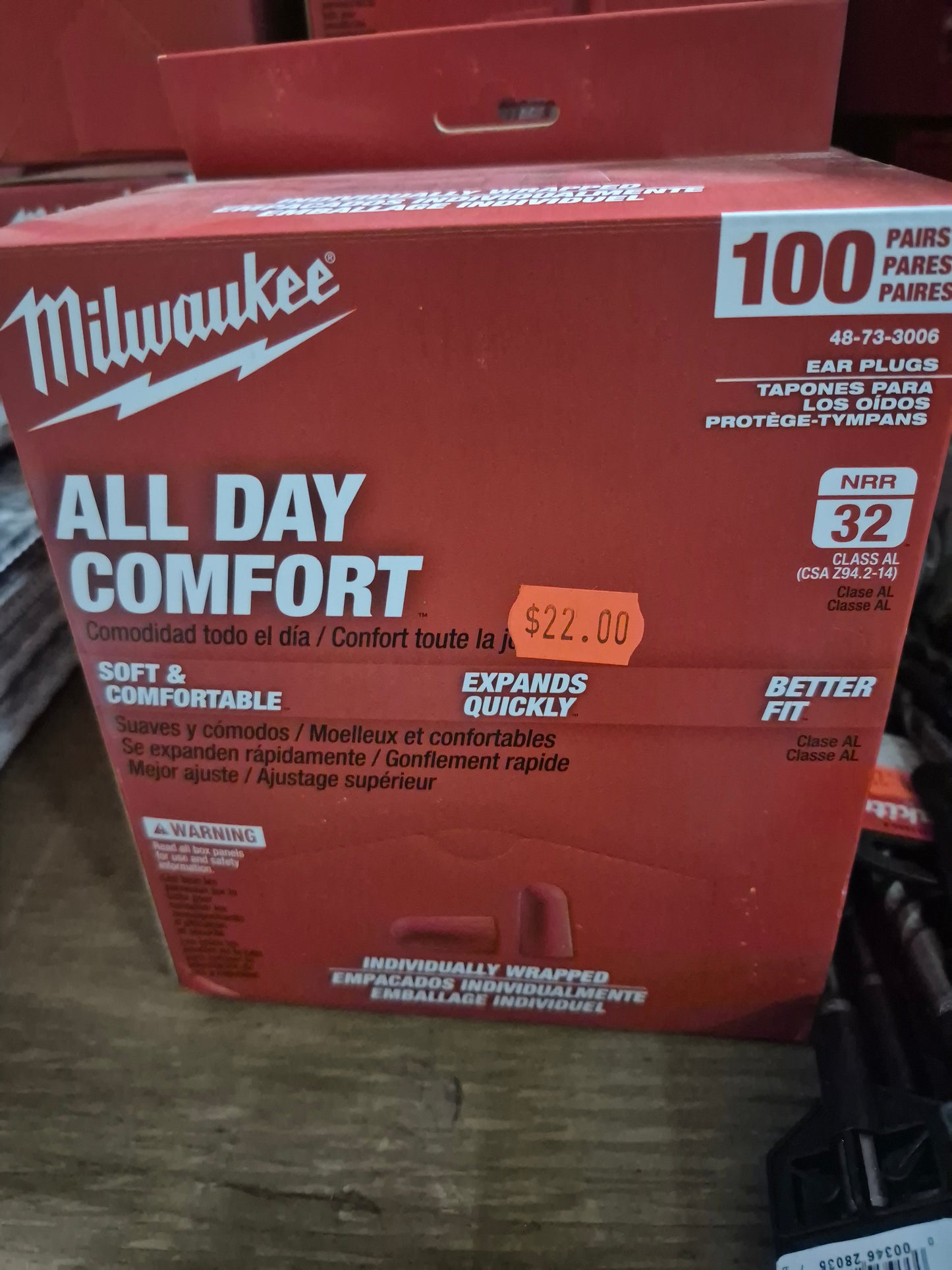 Air plug 100pc Milwaukee