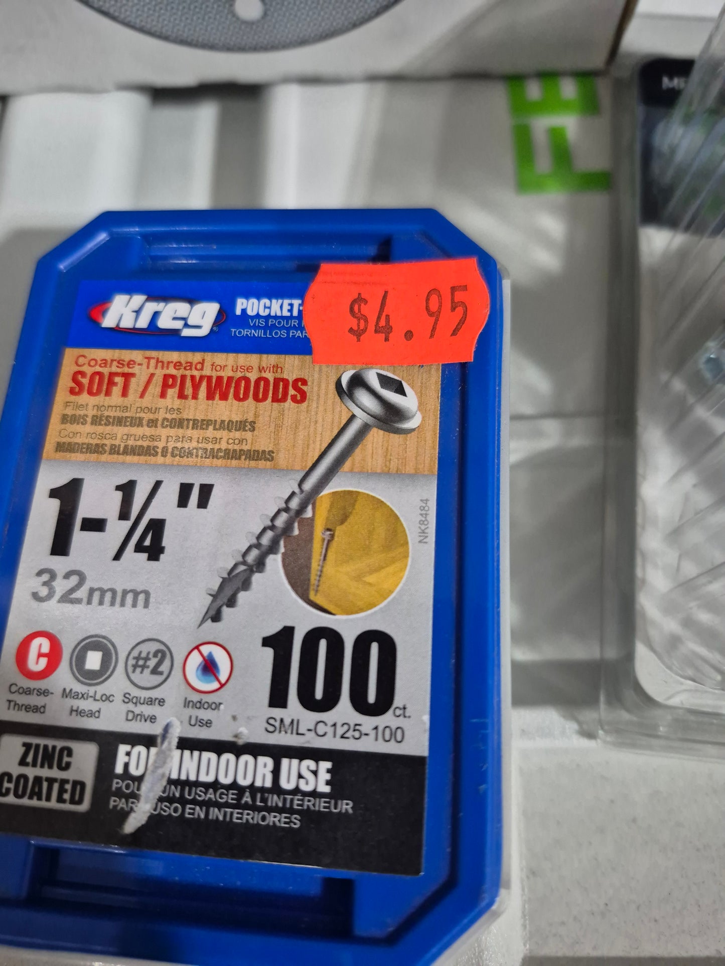 Kreg 1-1/4 100pc coarse