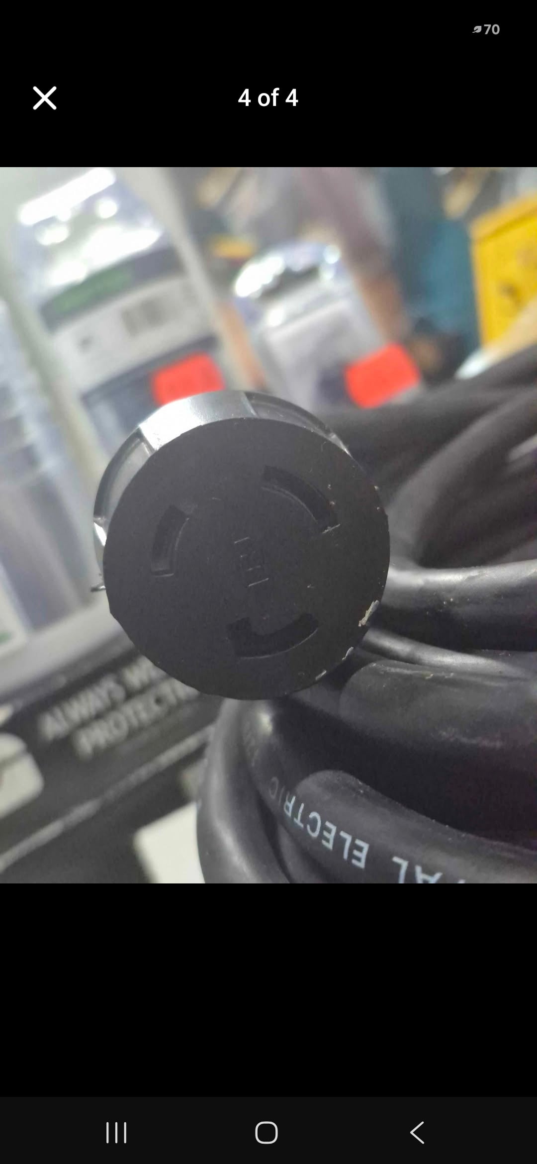 12/3 twist lock cord 120v Heavy-Duty