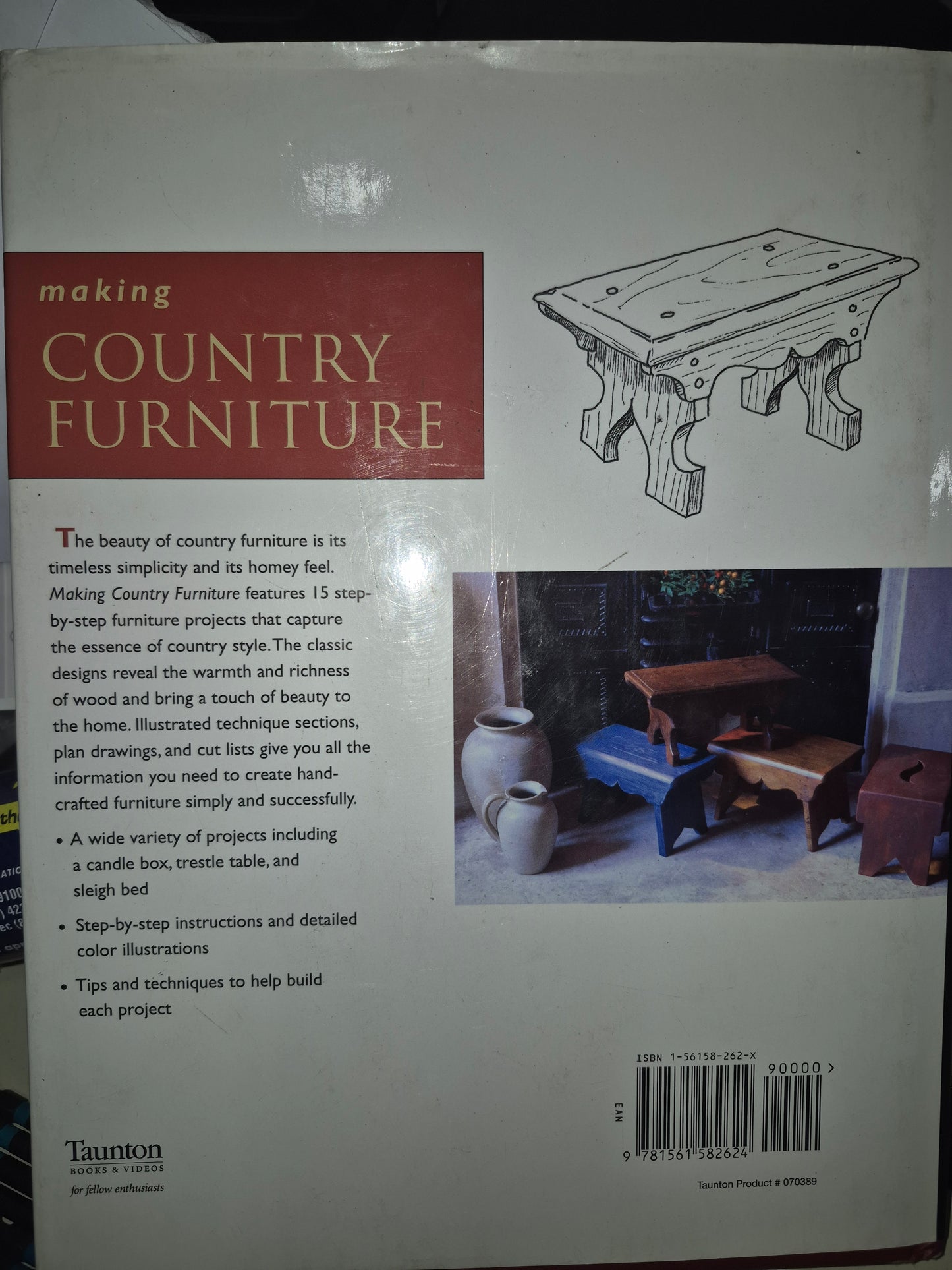 3 pcs of Books woodworking and furniture for marketing and profitable