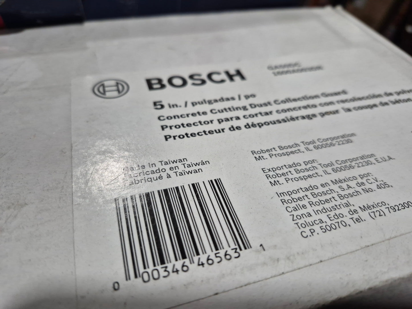 Bosch Grinder cutting dust collector adaptor GA50DC