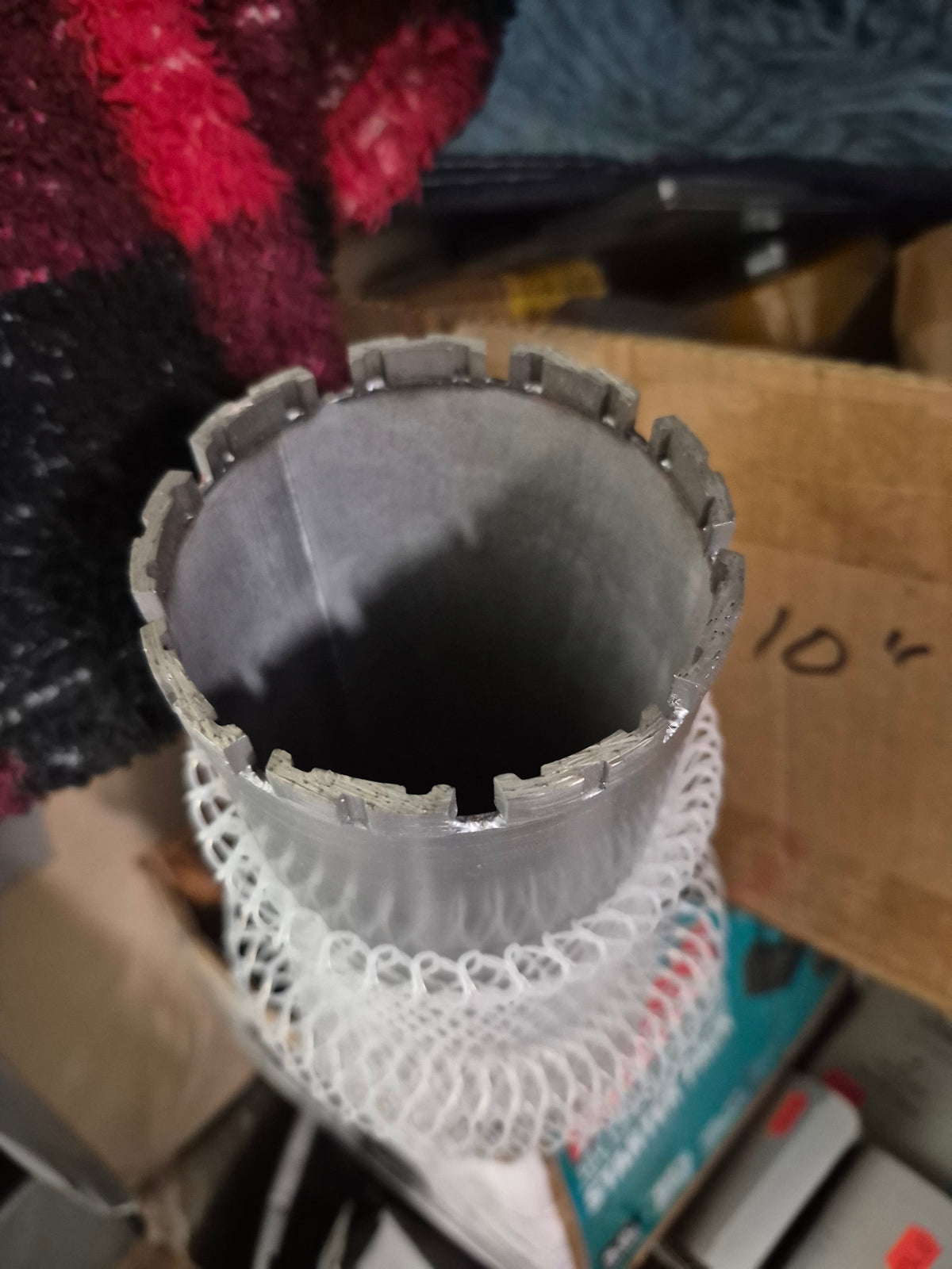 Diteq 3-1/2"x14" 1-1/4 thread Diamond core bit
