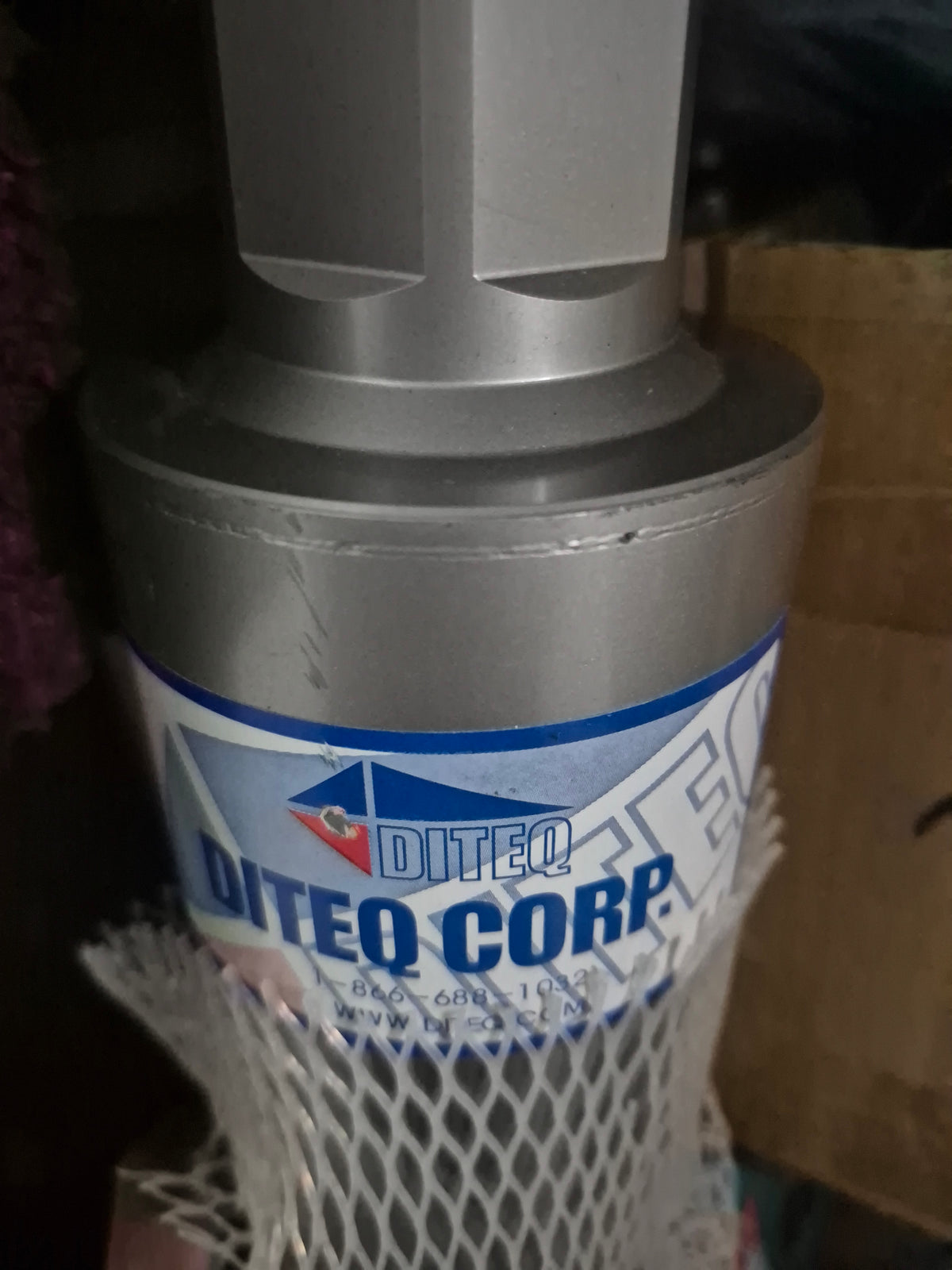 Diteq 3-1/2"x14" 1-1/4 thread Diamond core bit