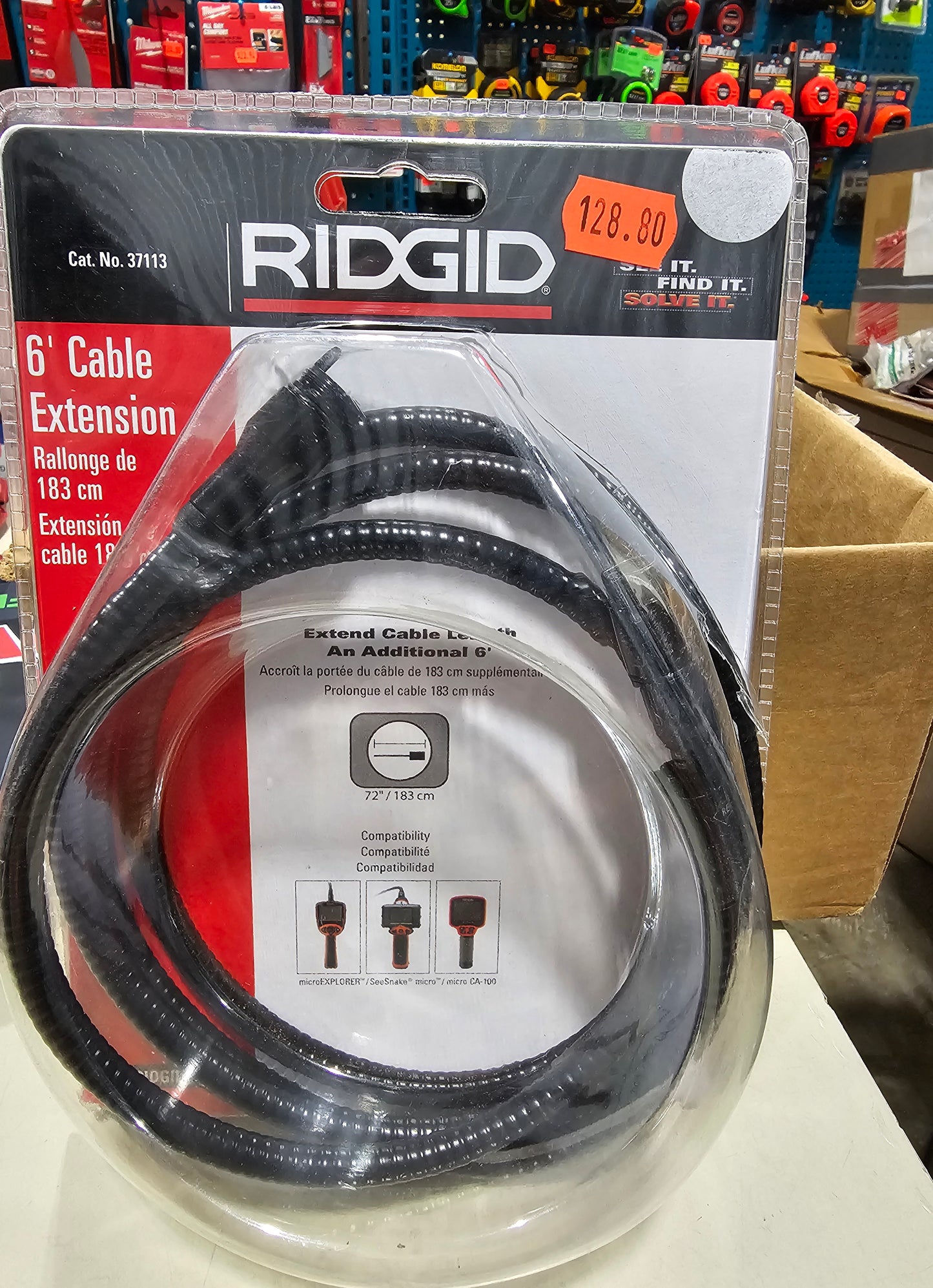 RIDGID 37113- 6” CABLE EXTENSION