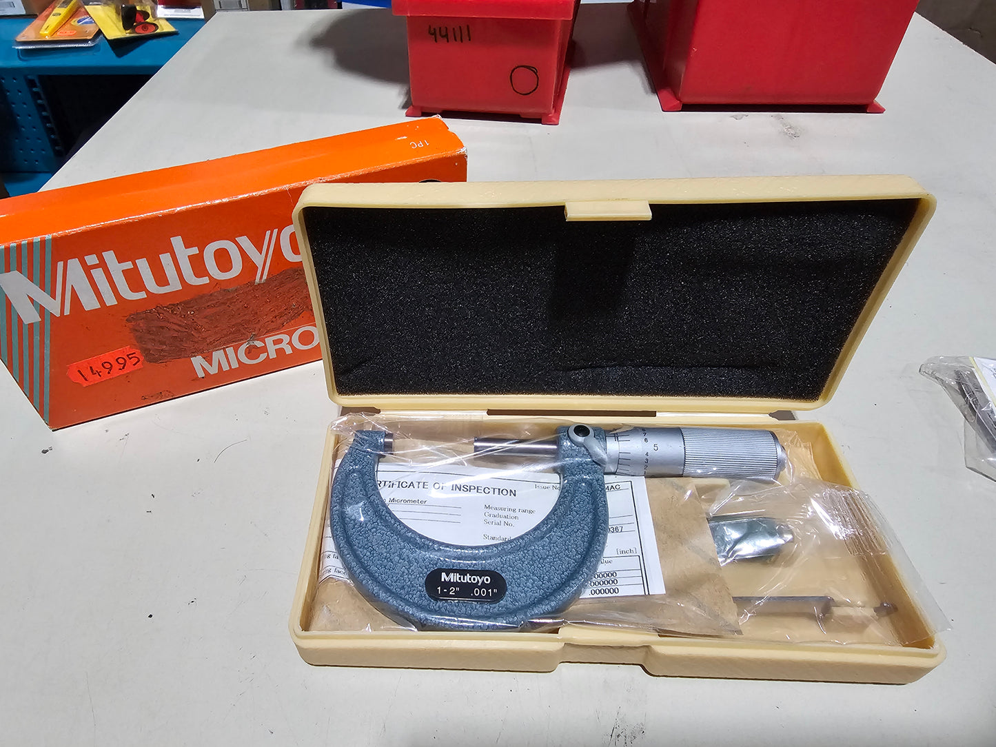 MITUTOYO MICROMETER 1-2 0.001