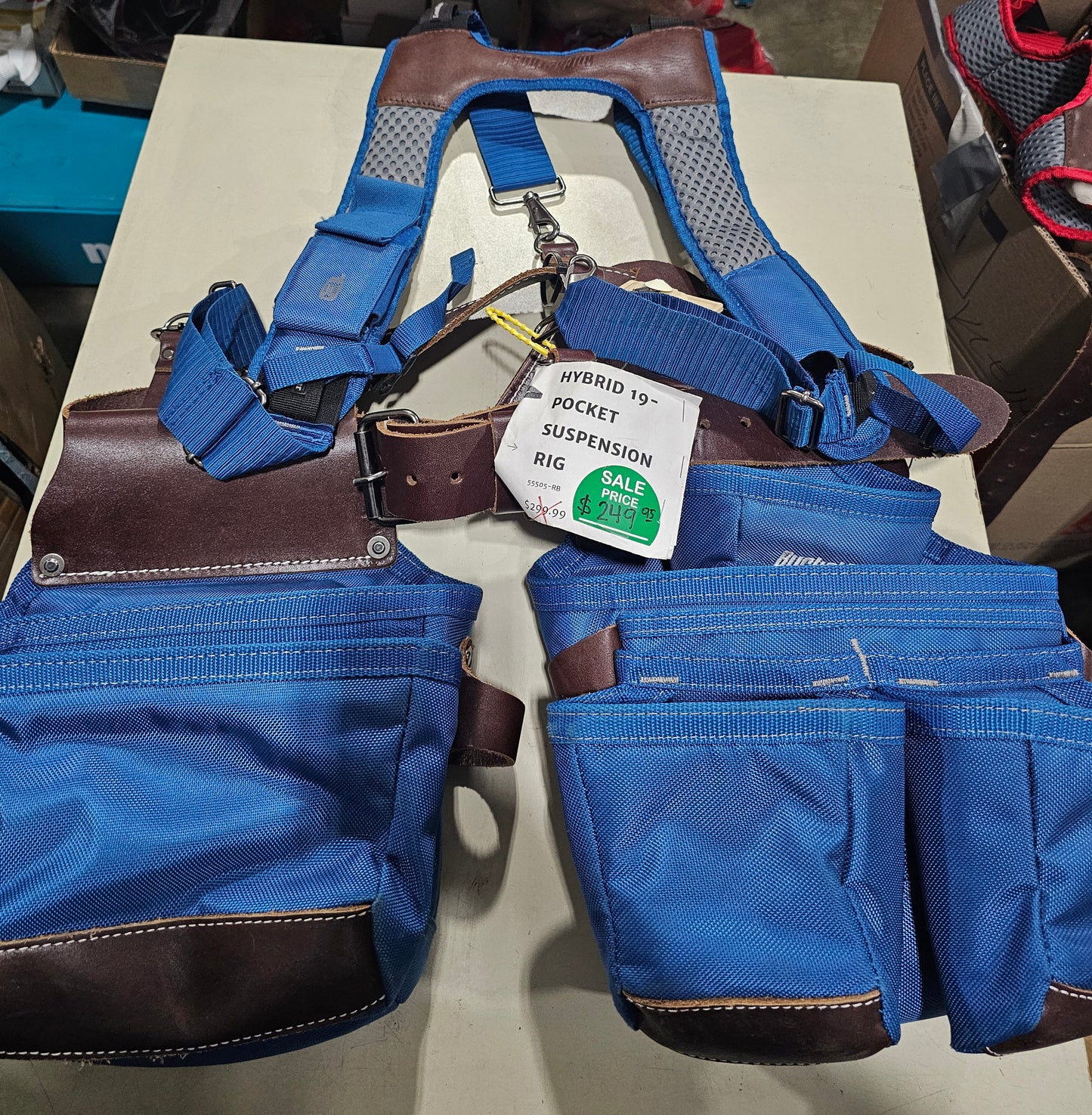 Bucket Boss, Tool Belt with Suspenders, Color Model# 55505-RB