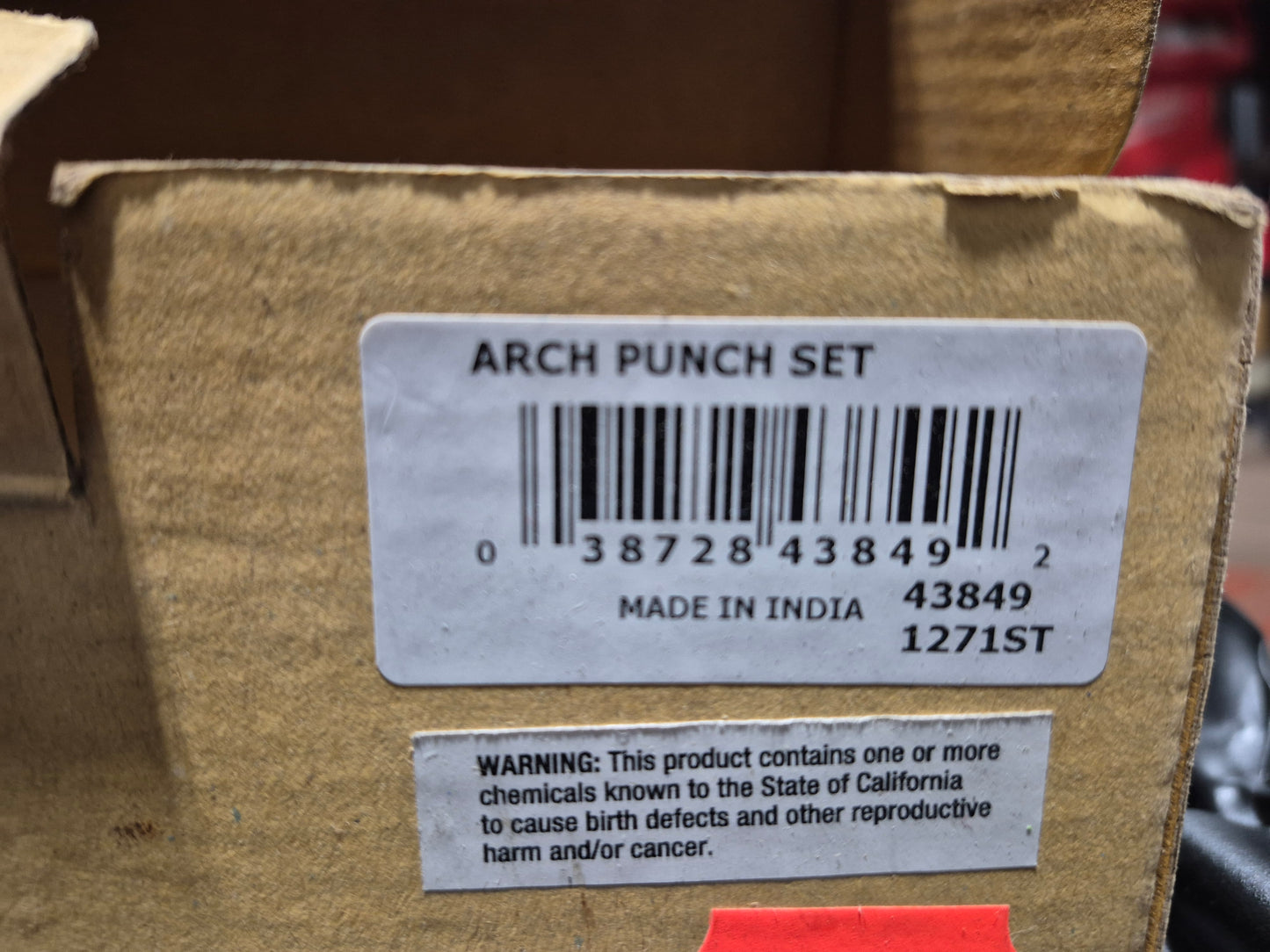 General ARCH PUNCH SET 7pcs 1271ST