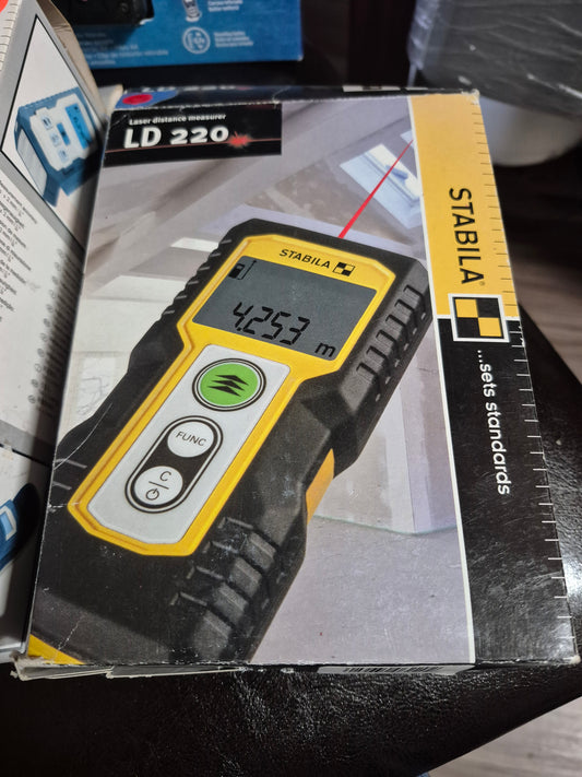 $79 Stabila LD 220 distance Laser (open box, display)