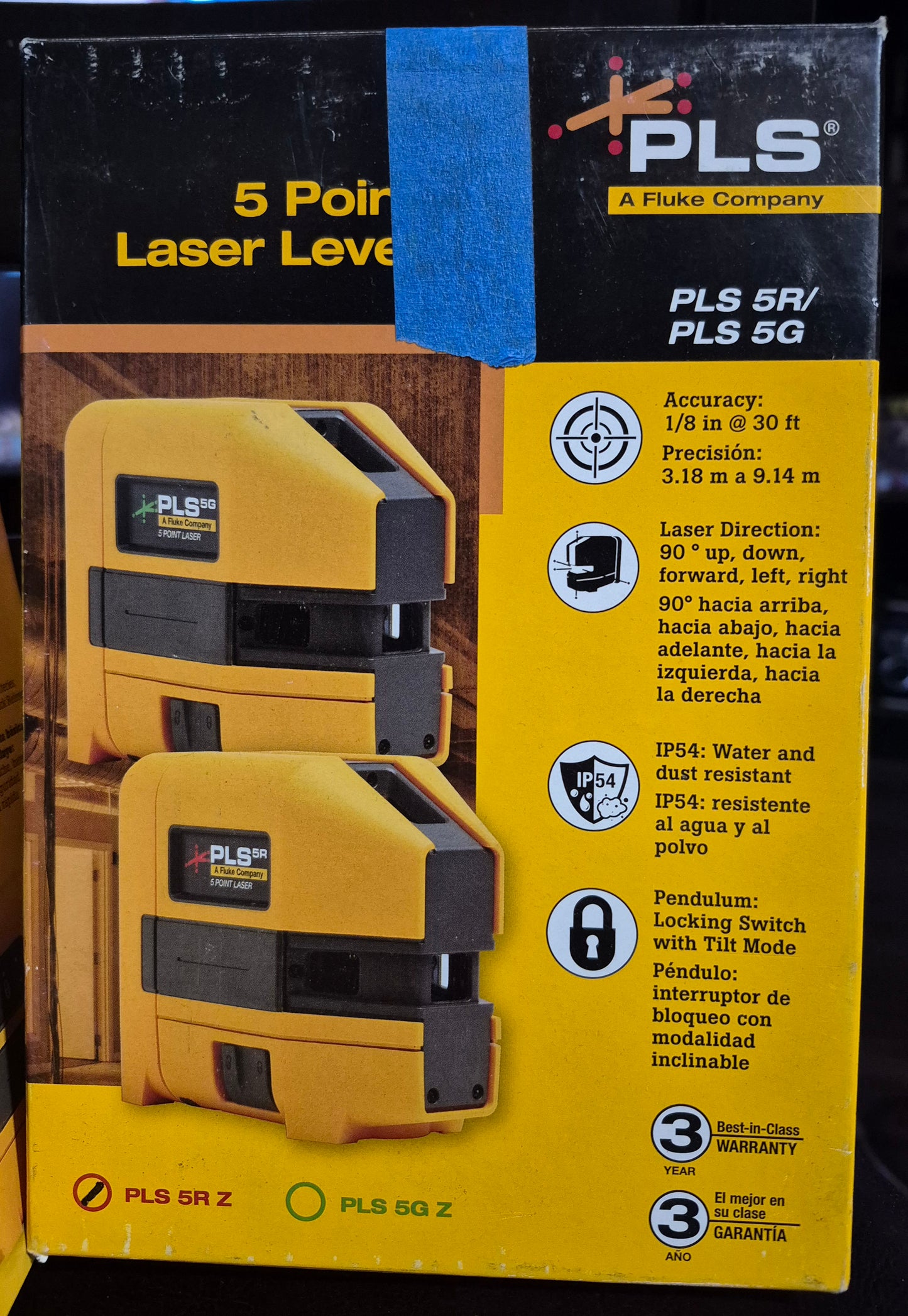 Pls5rz 5 point self leveling Laser level (open box, display)