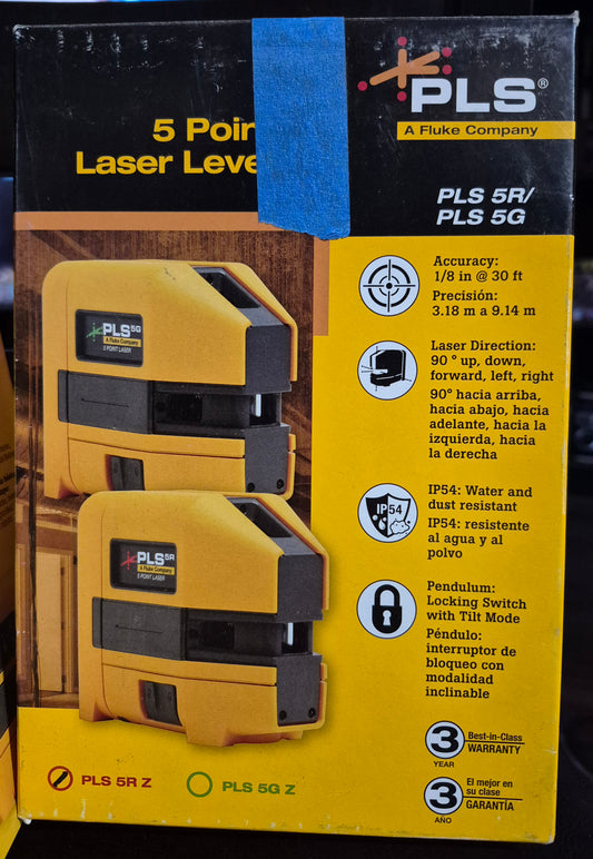 Pls5rz 5 point self leveling Laser level (open box, display)