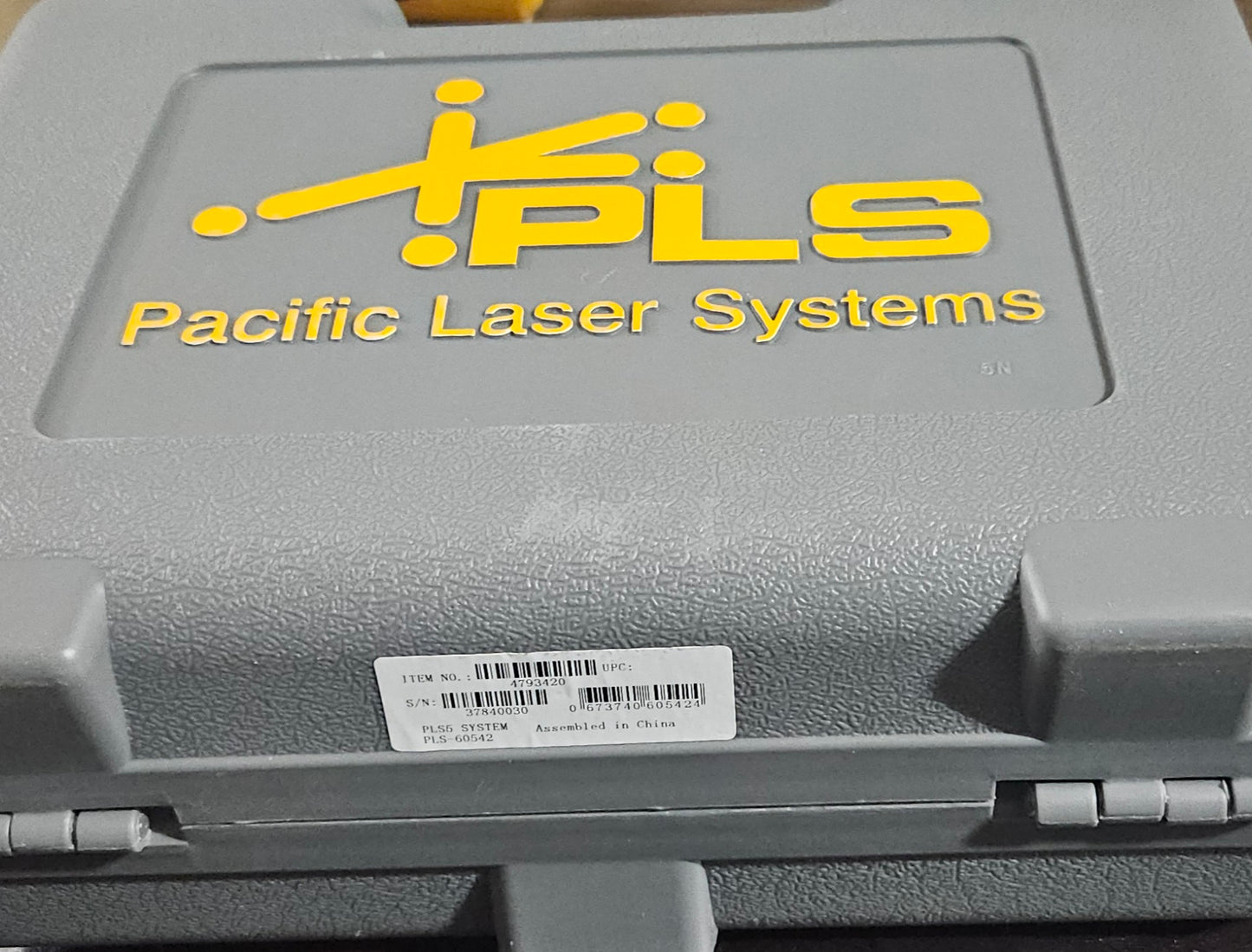 Pls5r red 5 point self leveling laser system.