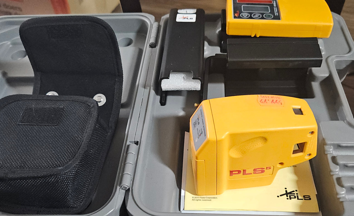 Pls5r red 5 point self leveling laser system.