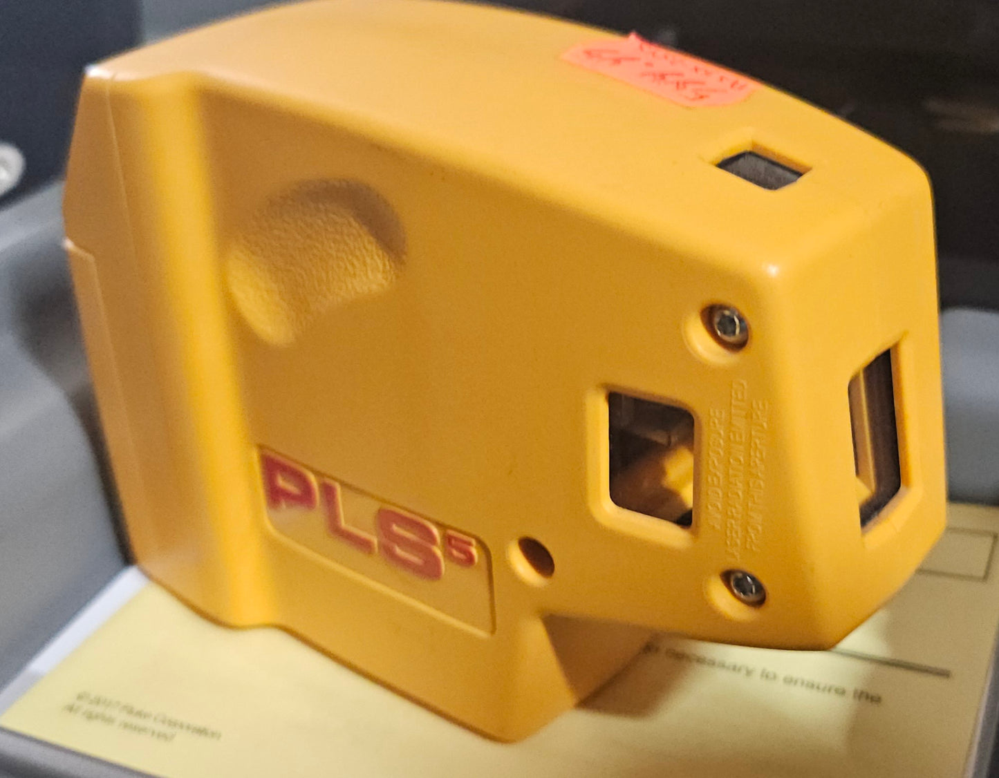 Pls5r red 5 point self leveling laser system.