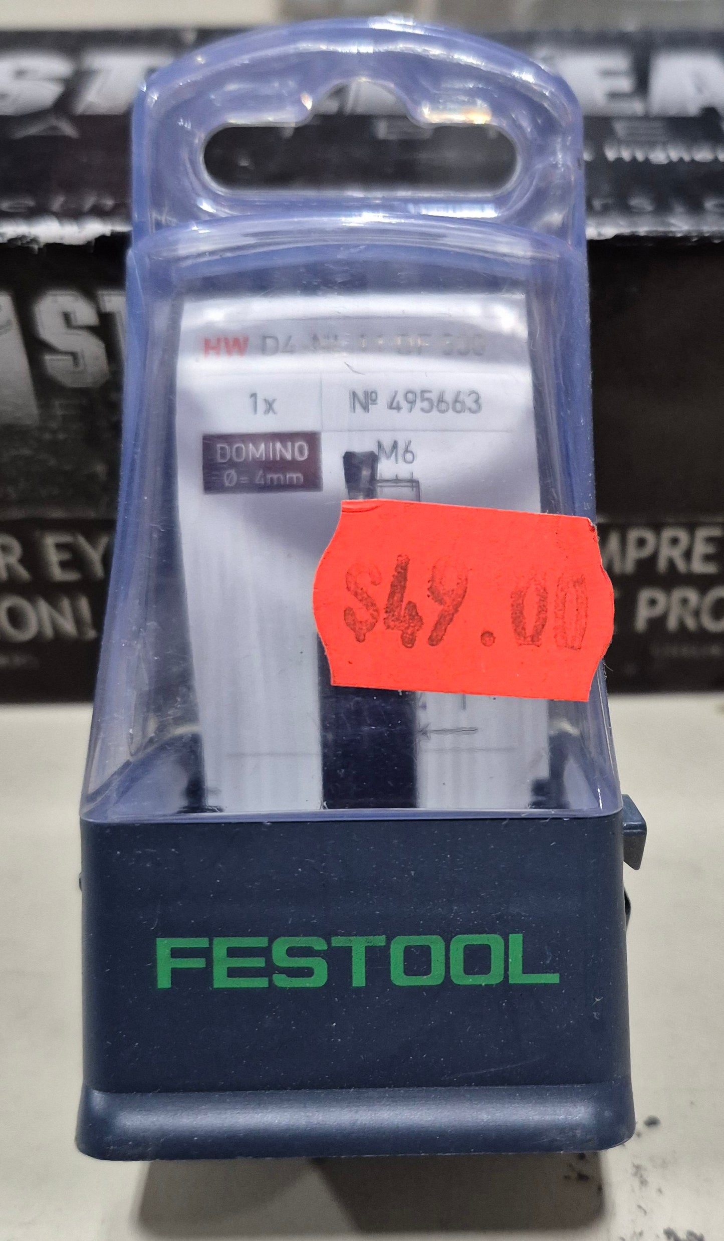 Festool 495663 Domino Cutter, 4mm