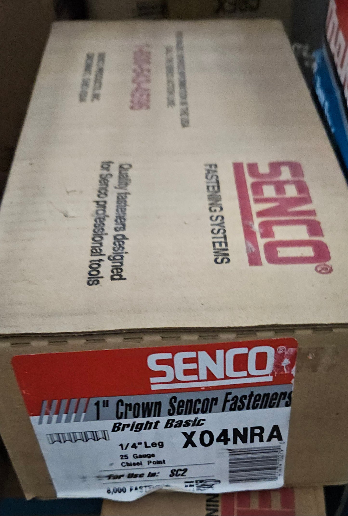 Senco X04NRA corrugated senco 8,000 qty. 1"x1/4"