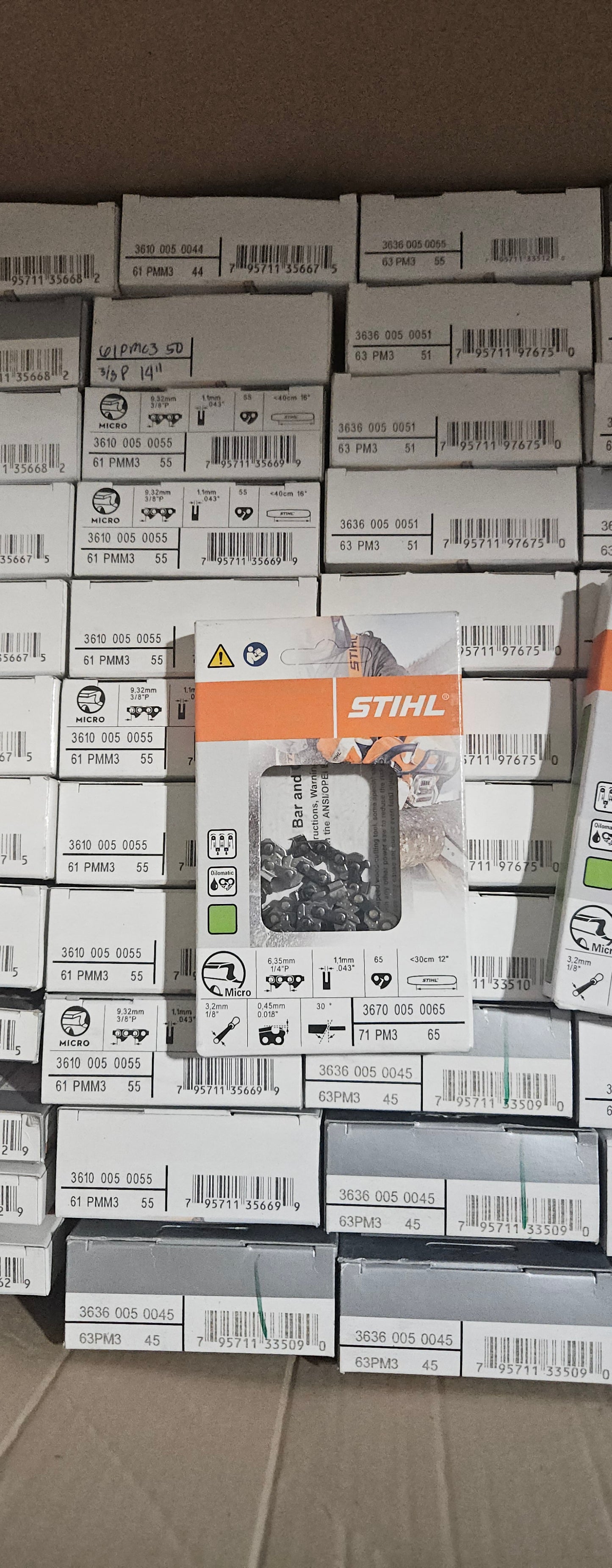 Stihl 71-PM3-65 chain(greel) 1/4" picco