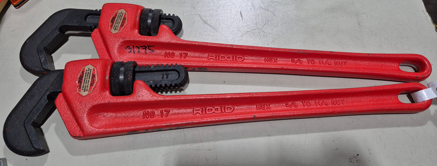 RIDGID 31275 Hex Wrench Model 17