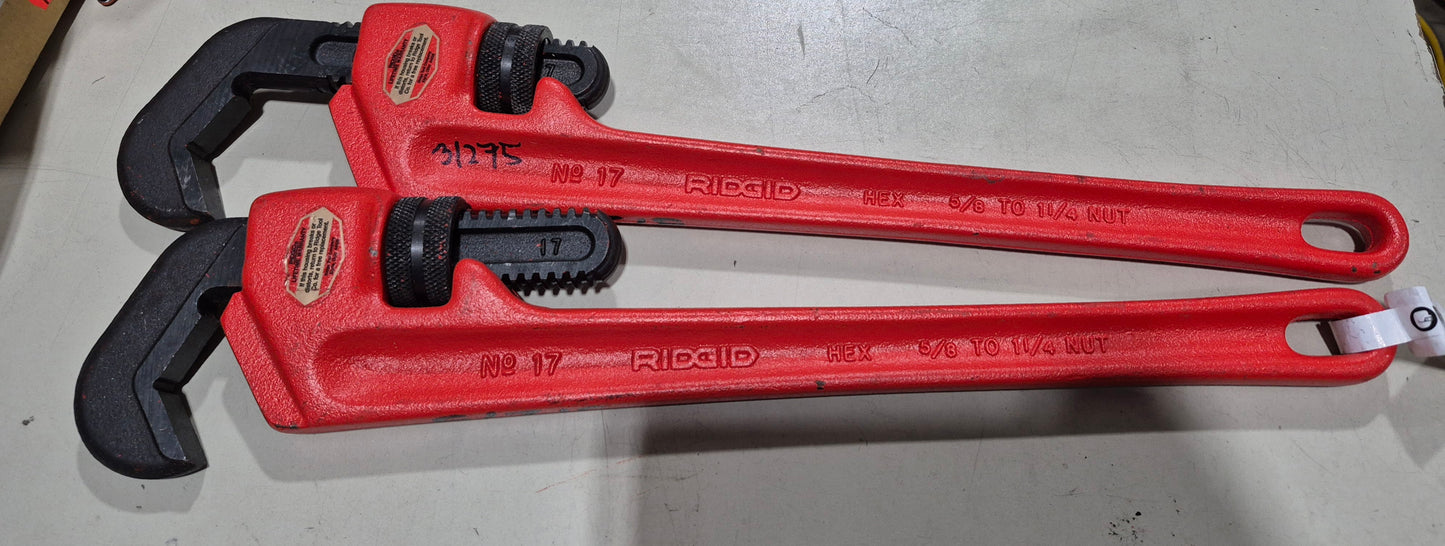 RIDGID 31275 Hex Wrench Model 17