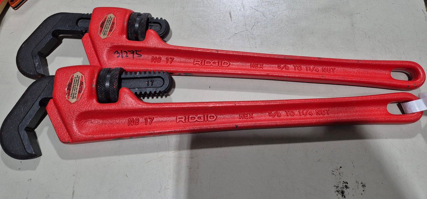 RIDGID 31275 Hex Wrench Model 17