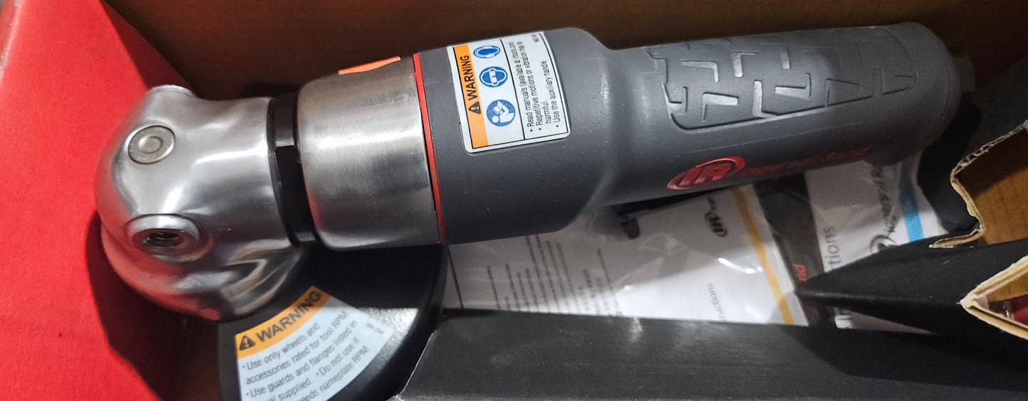 IR ingersoll rand 3445max 4-1/2" air grinder. Air tool for cutting and grinding metal using with compressor