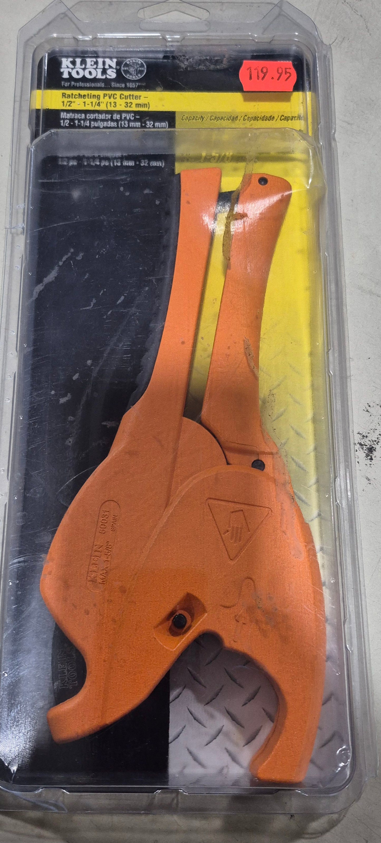 Ratcheting PVC Cutter
50031