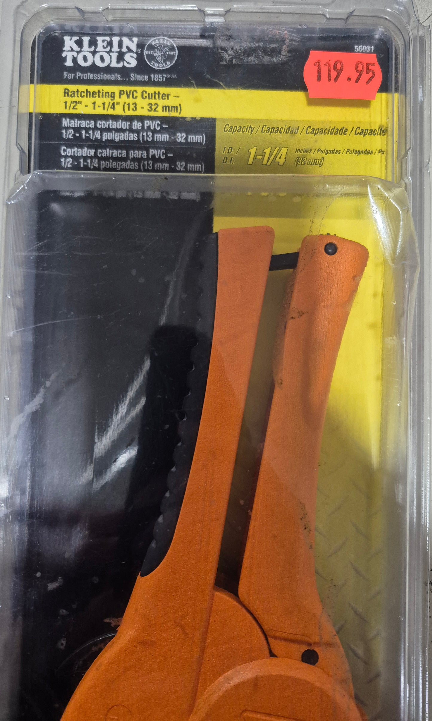 Ratcheting PVC Cutter
50031