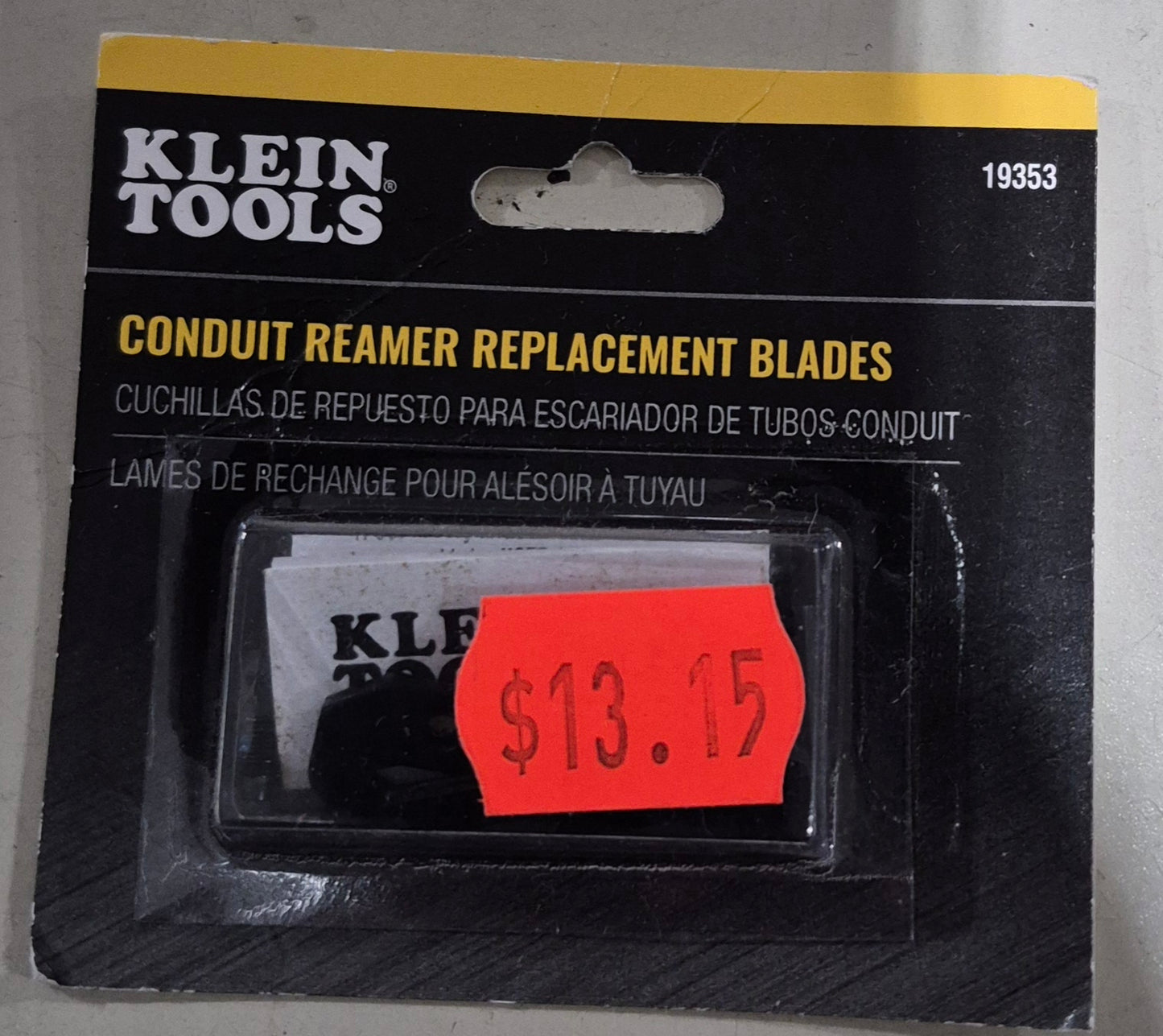 Klein tools Conduit Reamer Replacement Blade Kit
19353