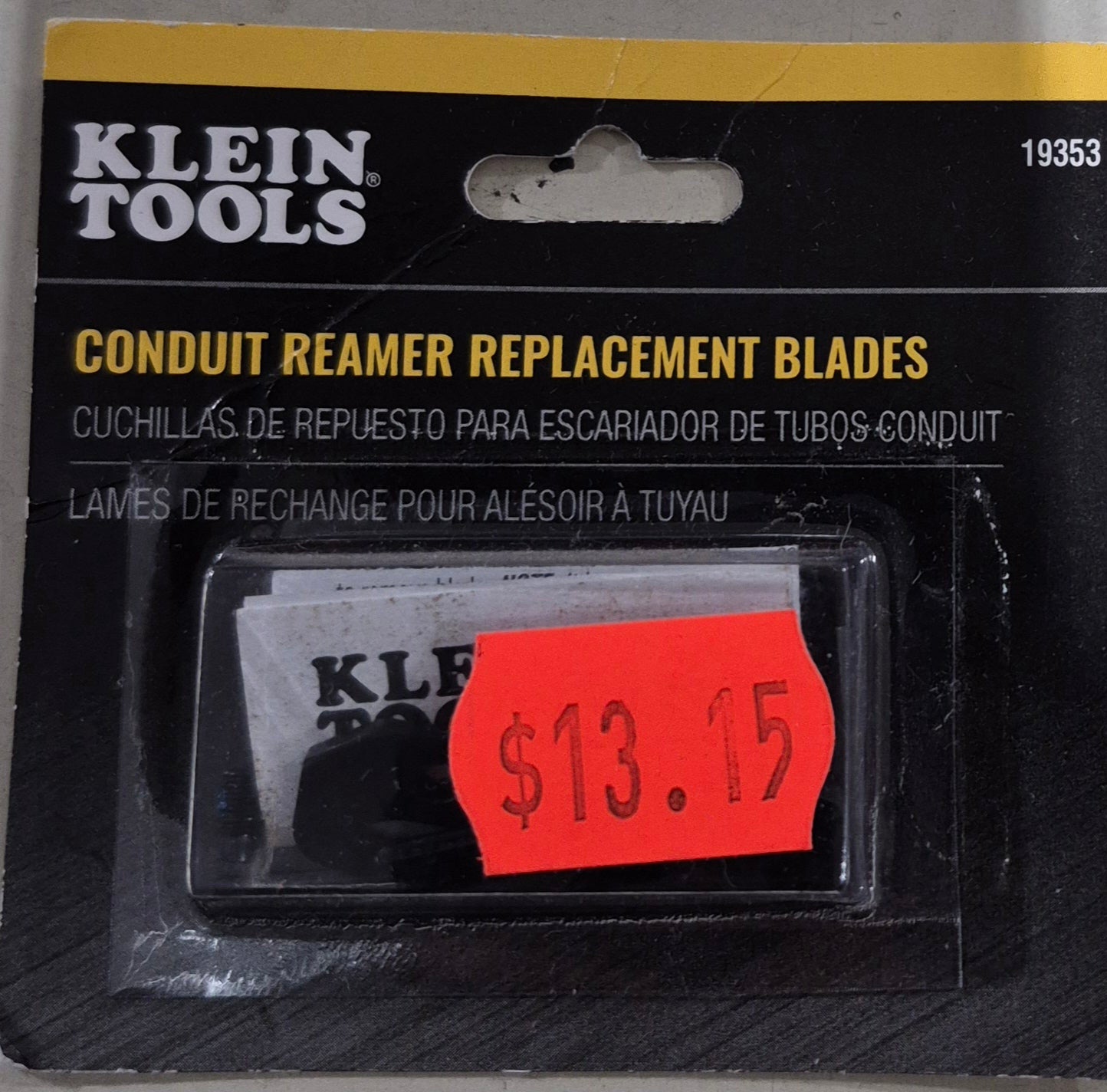 Klein tools Conduit Reamer Replacement Blade Kit
19353