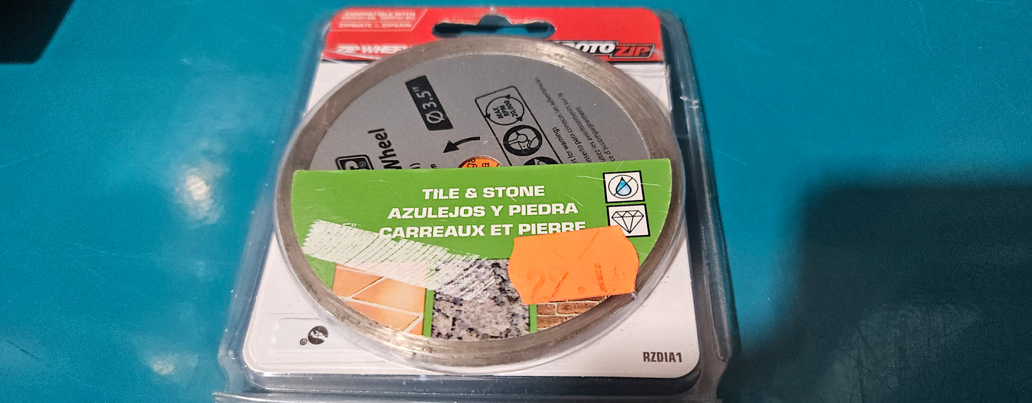 Rotozip 3-1/2" diamond 💎  blade for stone and tile rzdia1