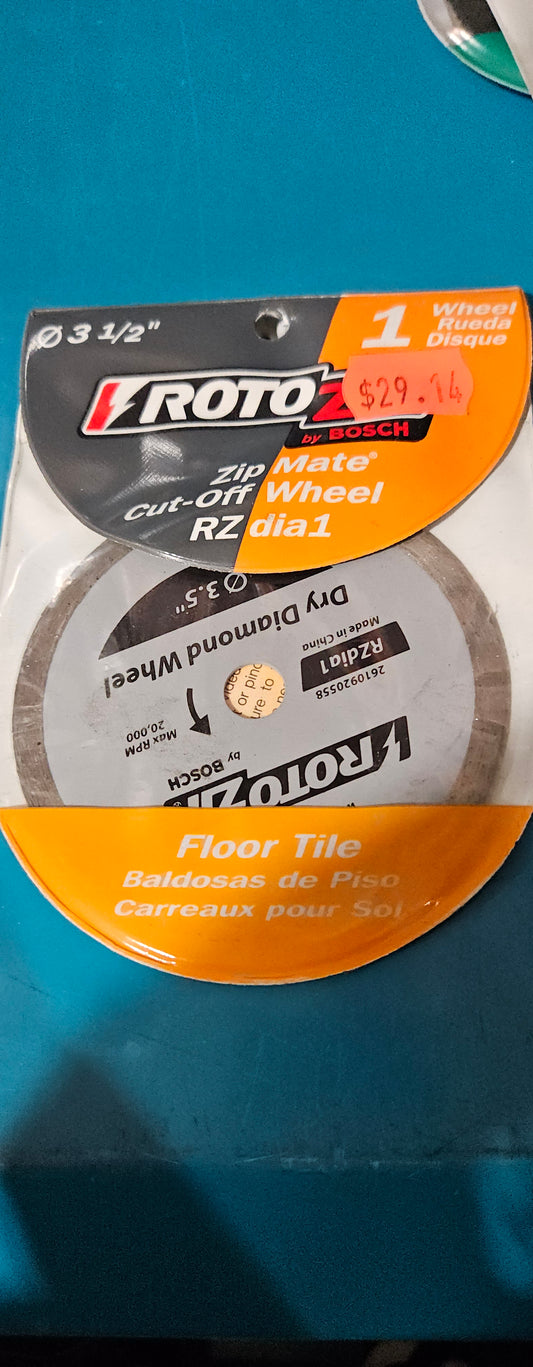 Rotozip diamond blade for stone and tile rzdia1