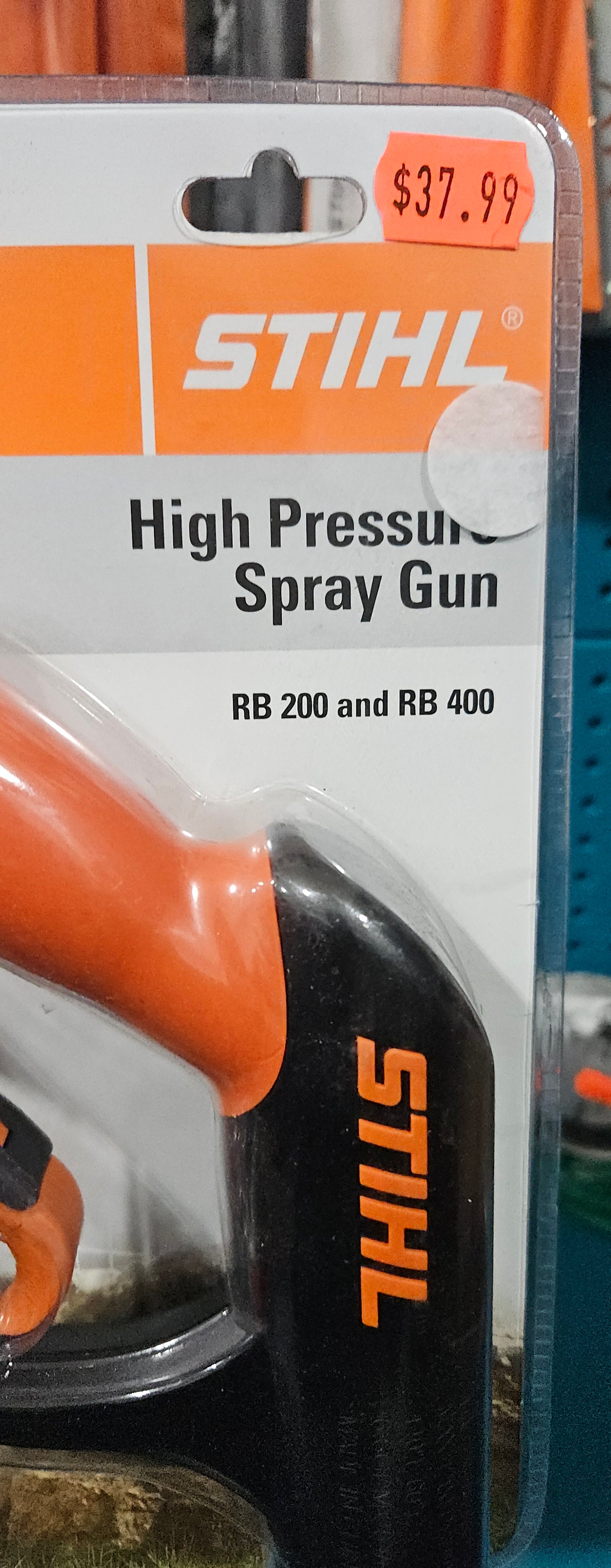 Stihl high pressure spray gun for rb200 and rb400 47895001300