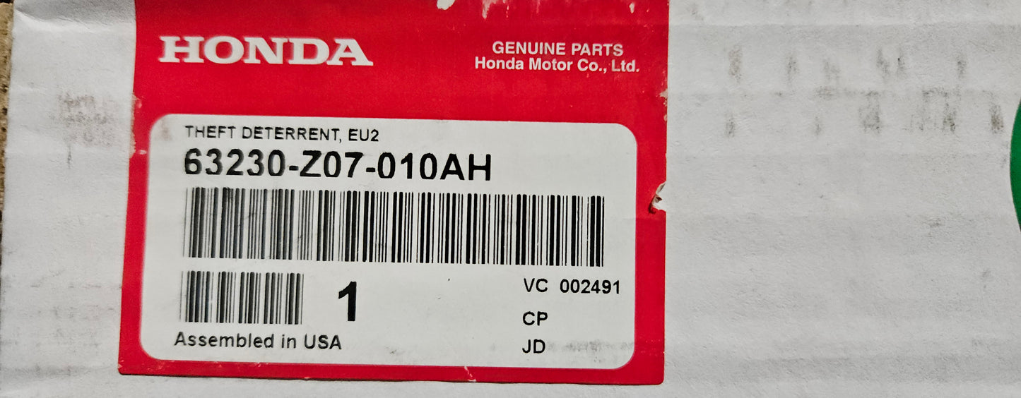 Honda theft deterrent for eu2000 honda generator