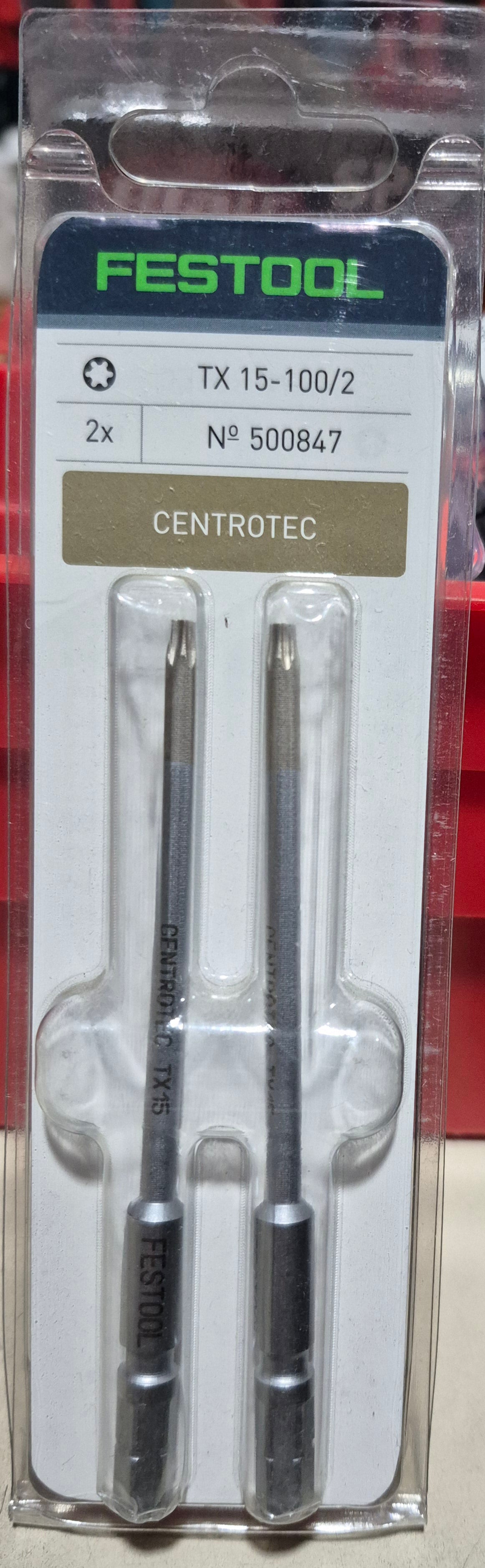 Festool 500847 CE Torx Bit 15-100mm 2X
