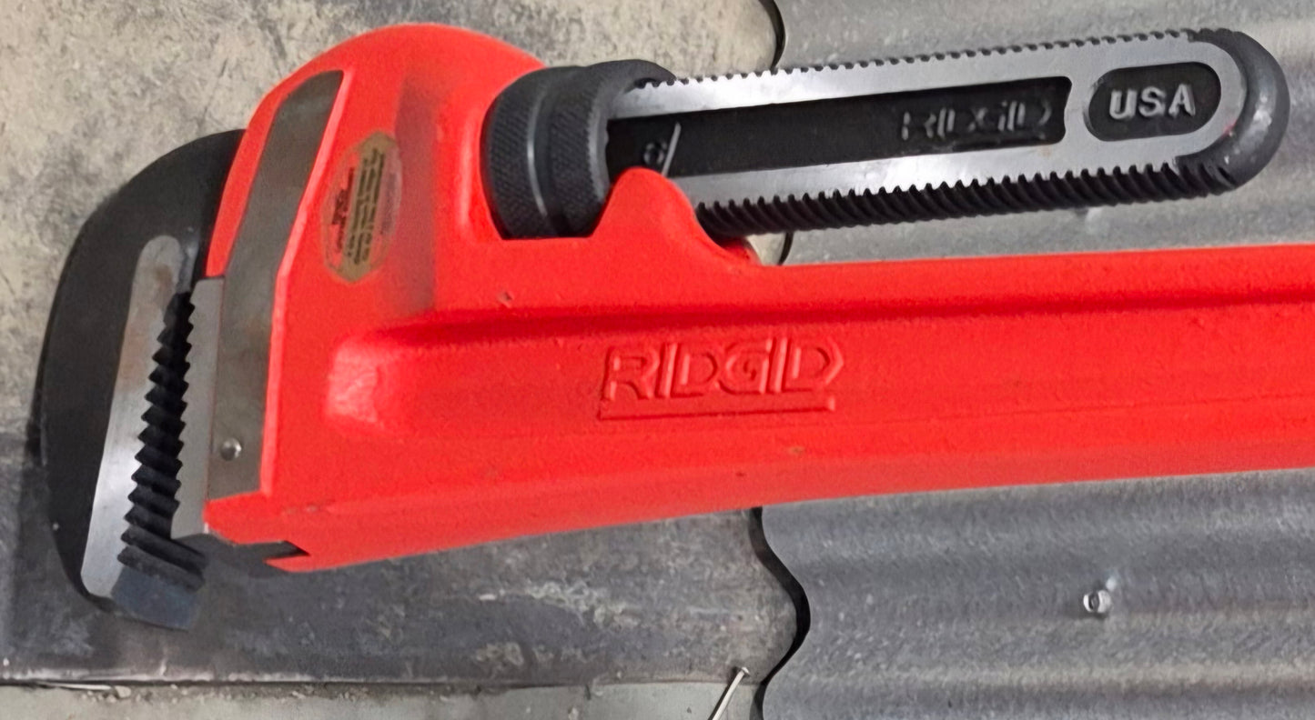 Ridgid 48" pipe wrench heavy duty 31040 US MADE