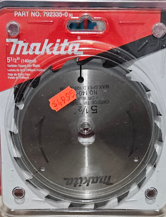 Makita 792335-0 5-1/2-Inch 18T Carbide Blade