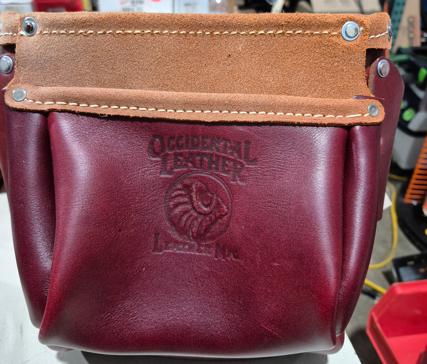 Occidental 9922 Iron Workers Leather Bolt Bag