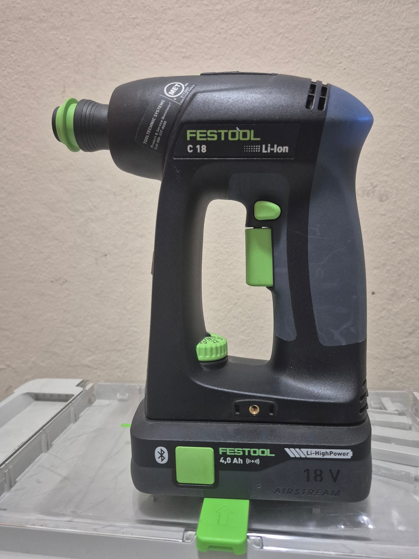 FESTOOL 577619 C 18 HPC 4,0 I-SET) Drill KIt.